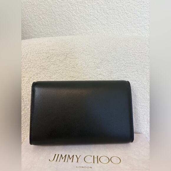 Jimmy Choo Black JC avenue Leather Crossbody bag - Picture 3 of 5